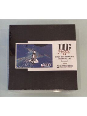 Kennedy Space Center Florida Puzzle Spaceship Over Earth Rocket 1000 Piece